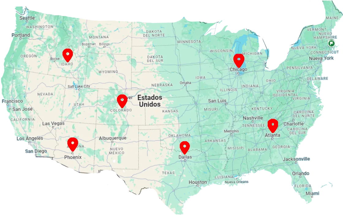 Map of Usa 2